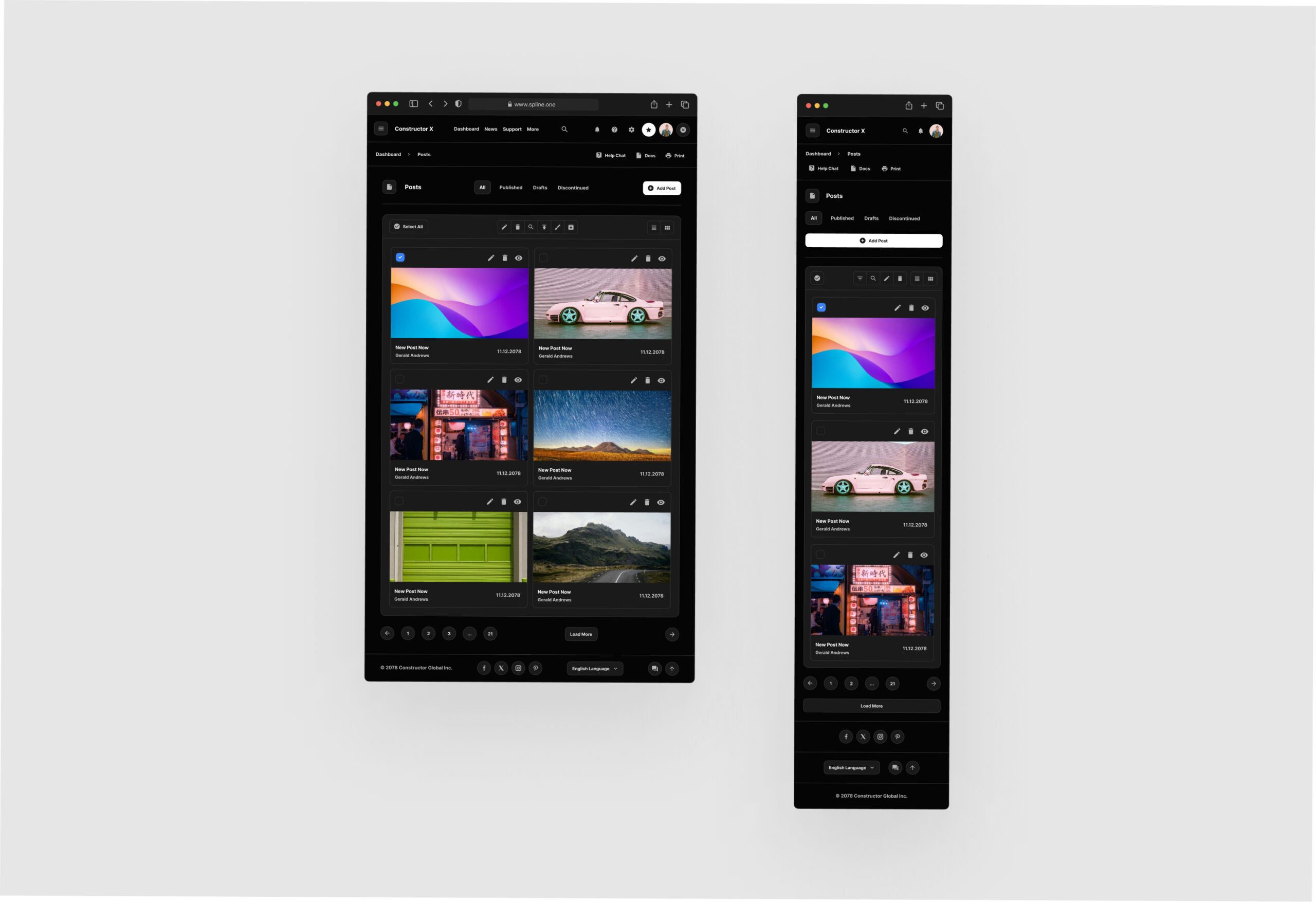 Pages Post Figma Tempalte