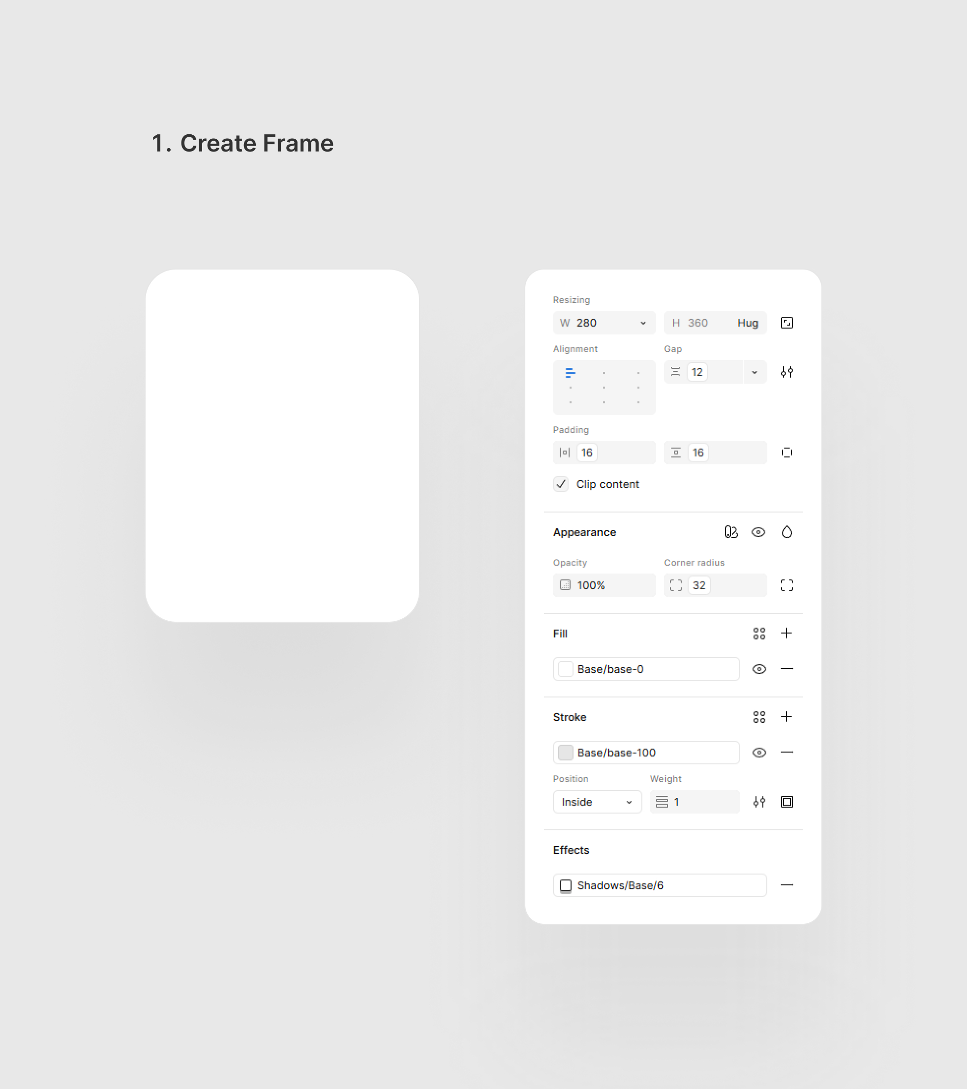 Card Profile UI